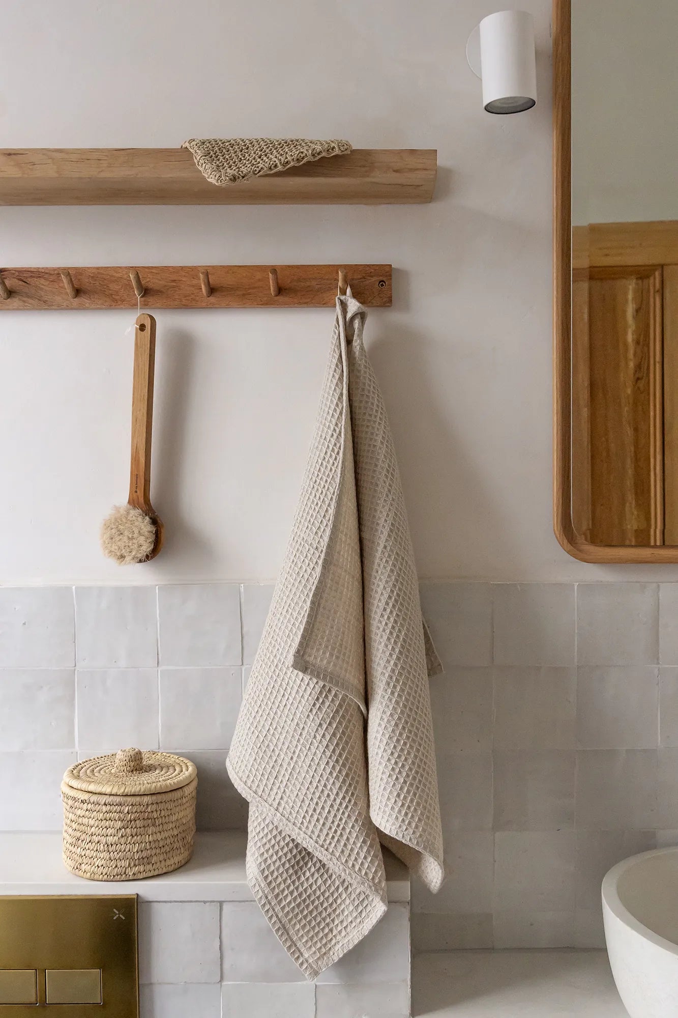 The Dharma Door Baskets and Storage Buna Basket with lid - Small