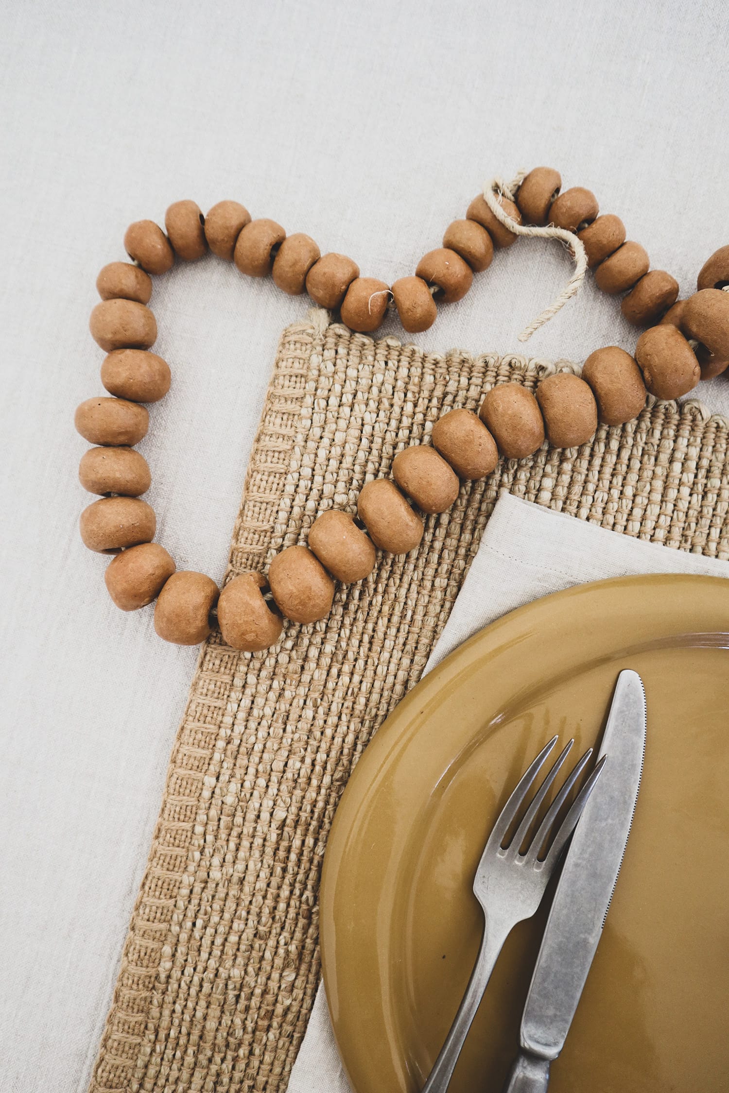 The Dharma Door Tableware Malu Jute Placemat Set x 8 - Natural