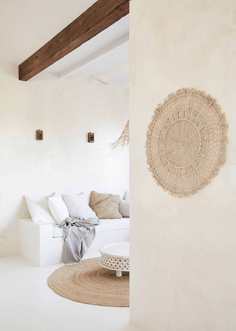 Woven macrame wall hanging new arrivals