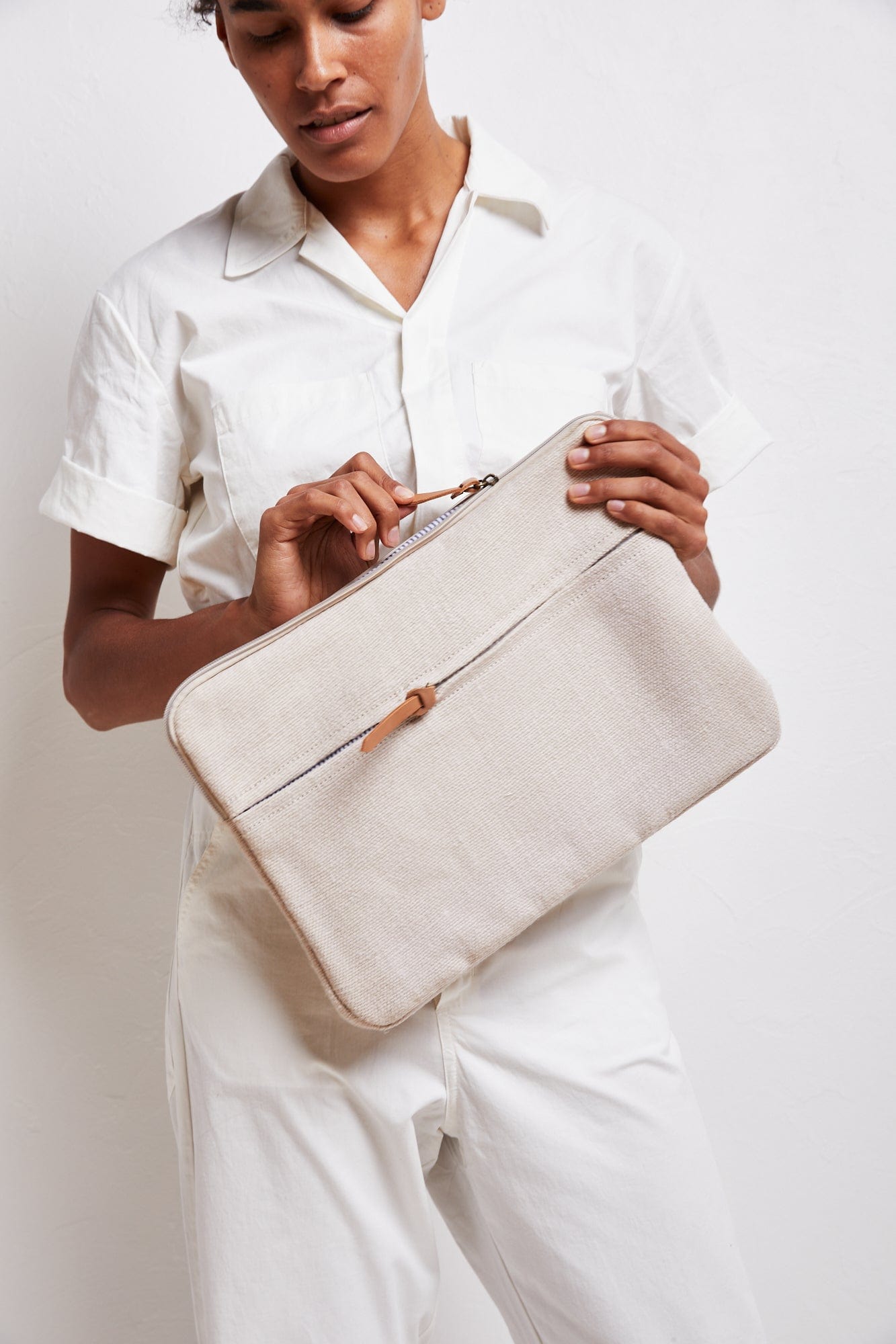 The Dharma Door Bags and Totes Laptop/iPad Bag - Bone