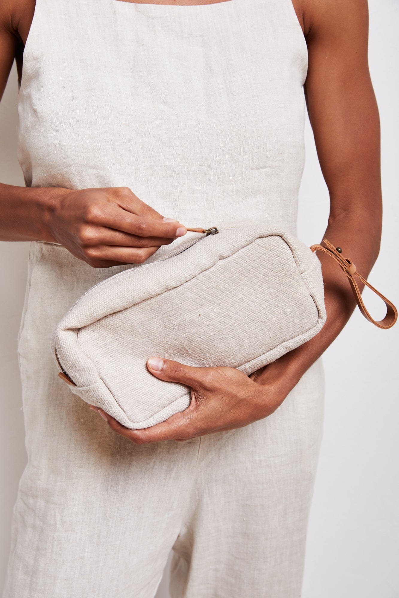 The Dharma Door Bags and Totes Toiletry Bag - Bone