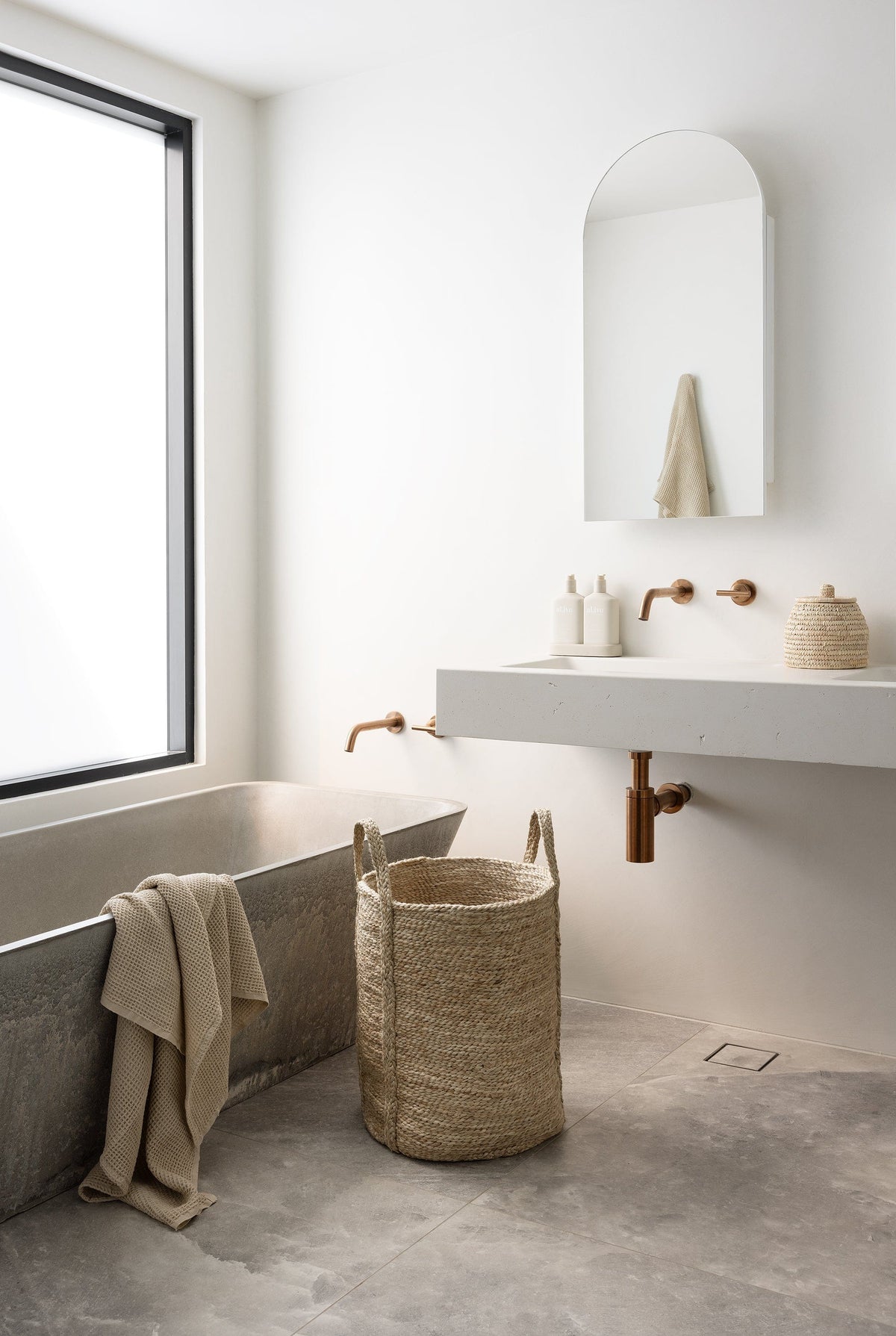 The Dharma Door Baskets and Storage Laundry Jute Basket - Natural Jute Laundry Basket - Natural