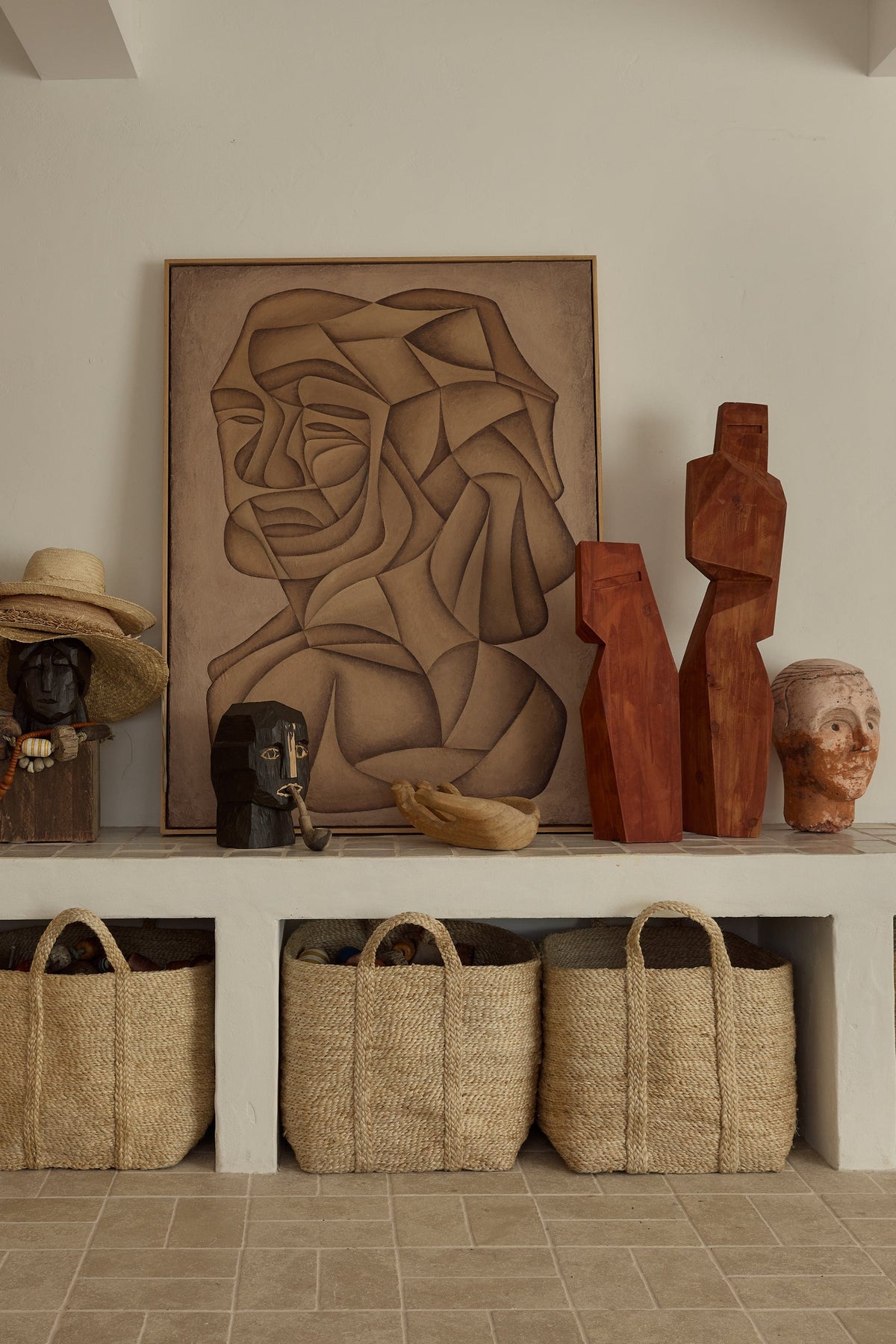 The Dharma Door Baskets and Storage Large Jute Basket - Natural