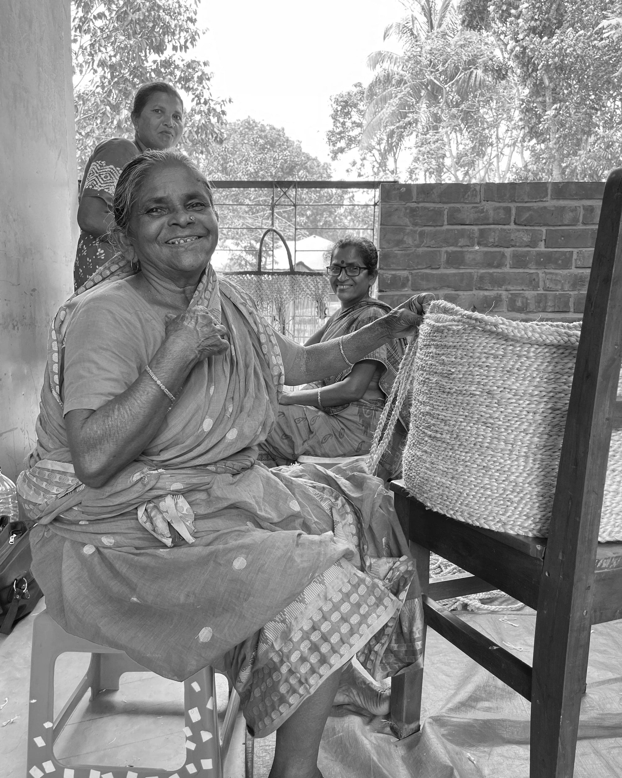 The Dharma Door Baskets and Storage Large Round Jute Basket - Natural Large Round Jute Basket - Natural