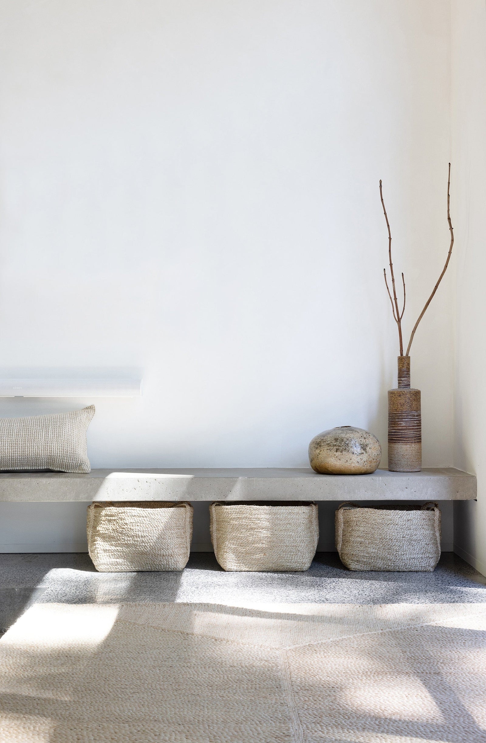 The Dharma Door Baskets and Storage Small Rectangle Jute Basket - Natural