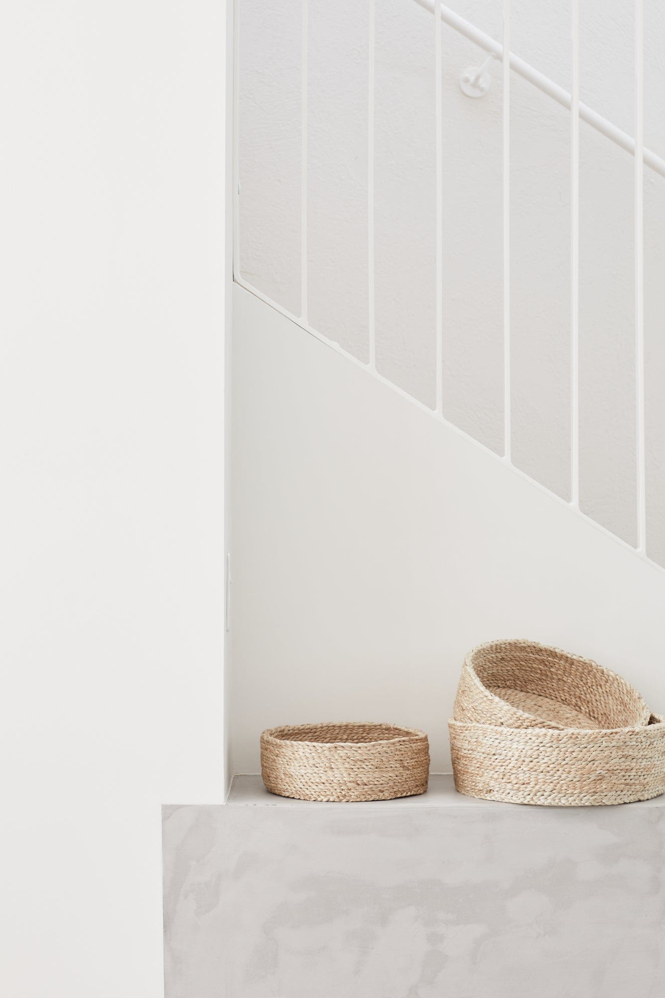 The Dharma Door Baskets and Storage Trio of Round Baskets - Natural Trio of Round Baskets - Natural