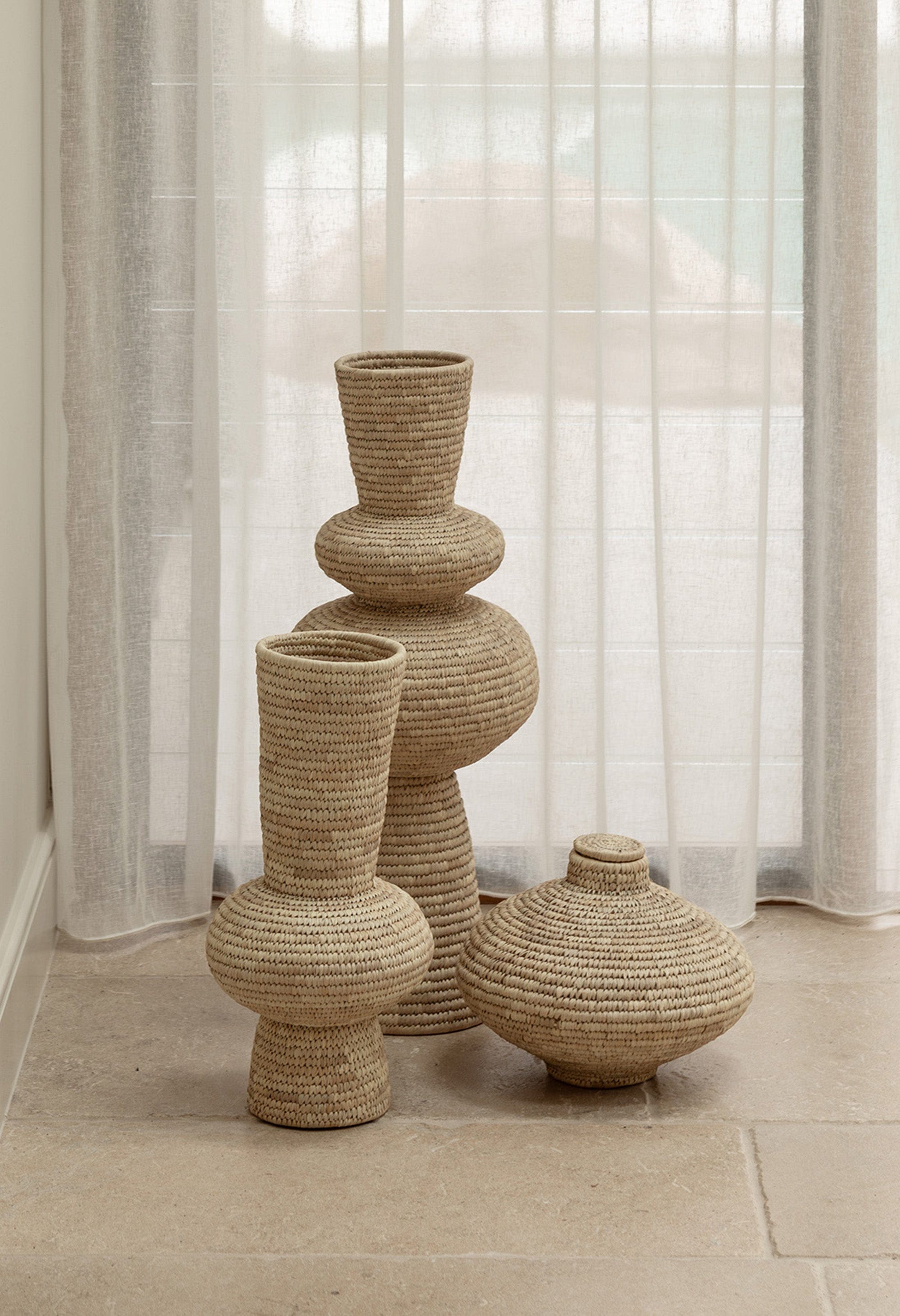The Dharma Door Decorative Objects Samira Woven Vase