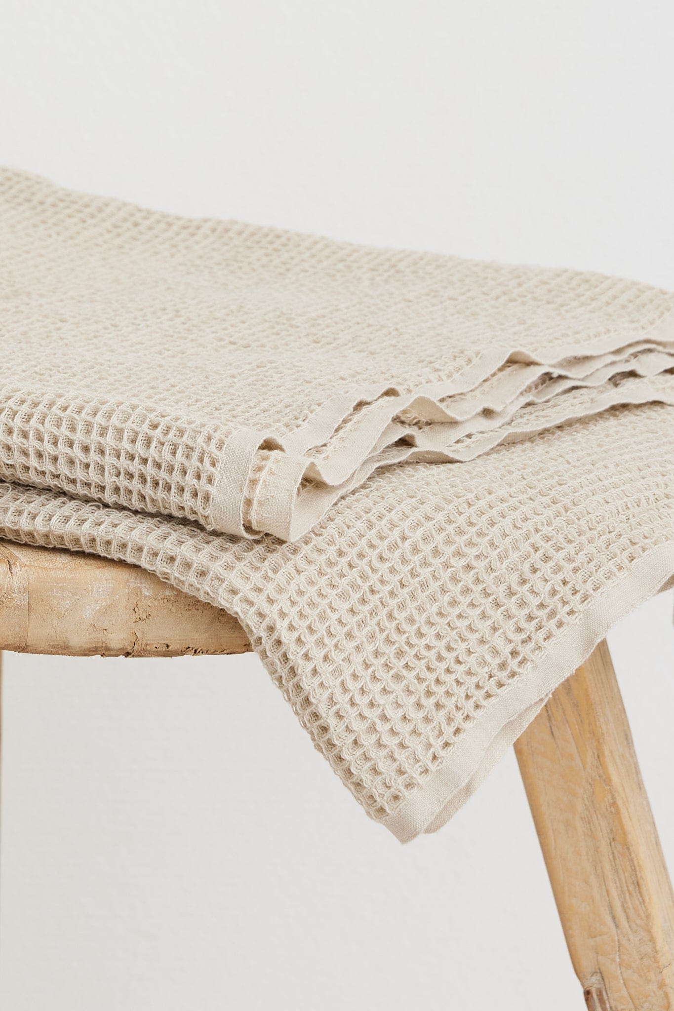 The Dharma Door Organic Cotton Towels Handwoven Bath Sheet - Oatmeal