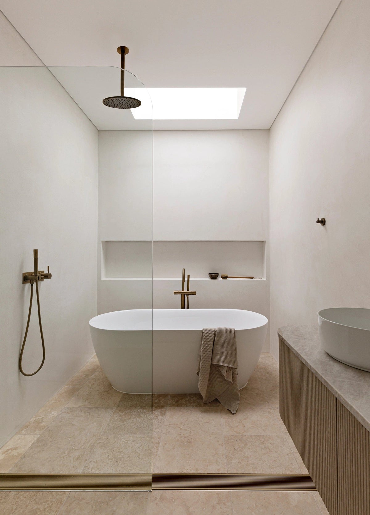 The Dharma Door Organic Cotton Towels Handwoven Bath Sheet - Oatmeal