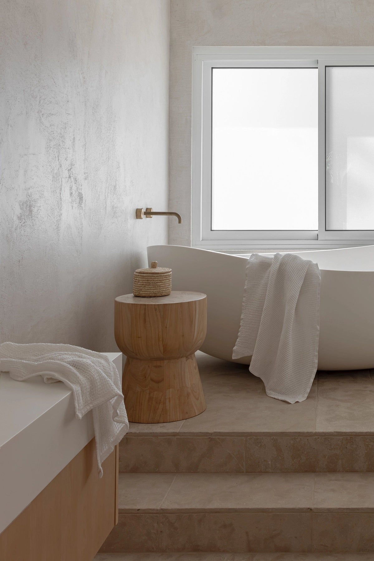 The Dharma Door Organic Cotton Towels Handwoven Bath Sheet - White