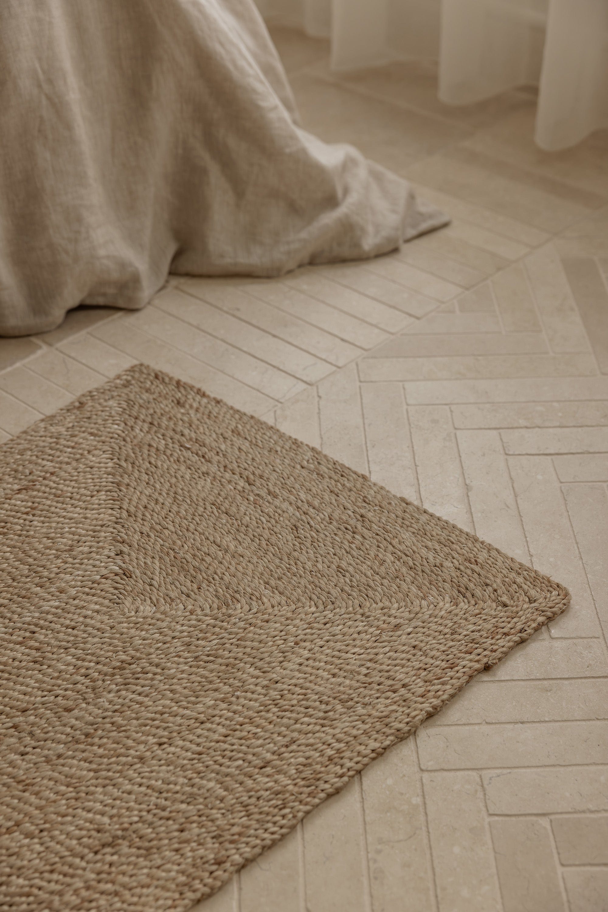 The Dharma Door Rugs and Runners Amada Mat - Natural