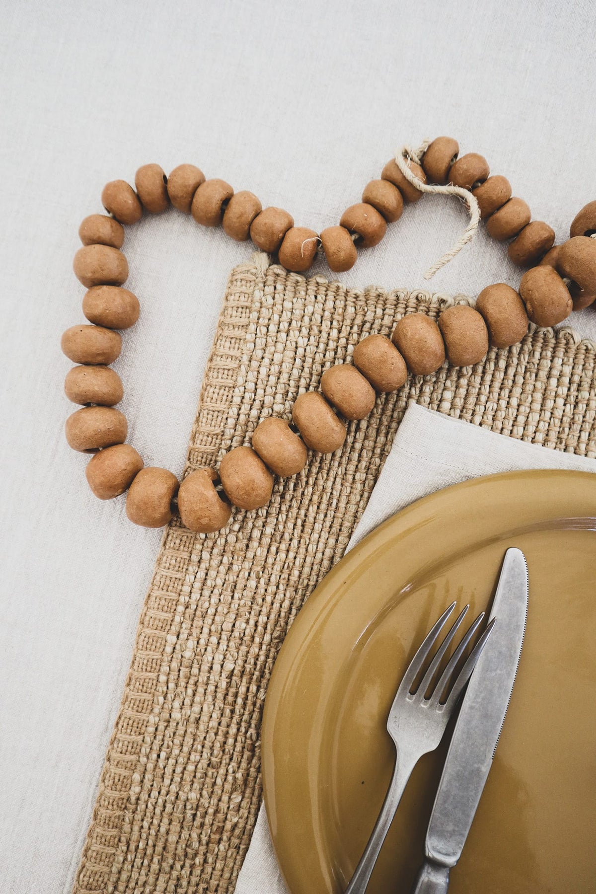 The Dharma Door Tableware Malu Jute Placemat Set x 8 - Natural