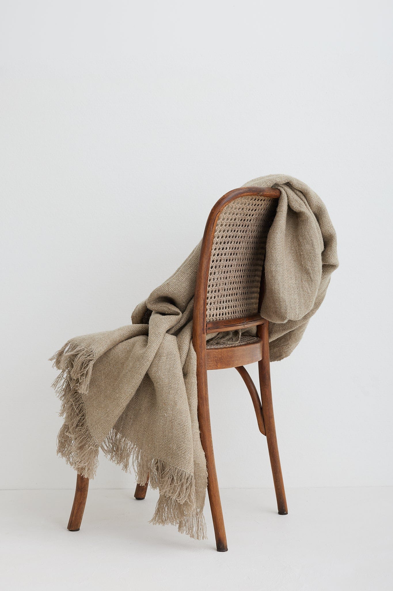 The Dharma Door Throw Uma Throw - Natural Linen