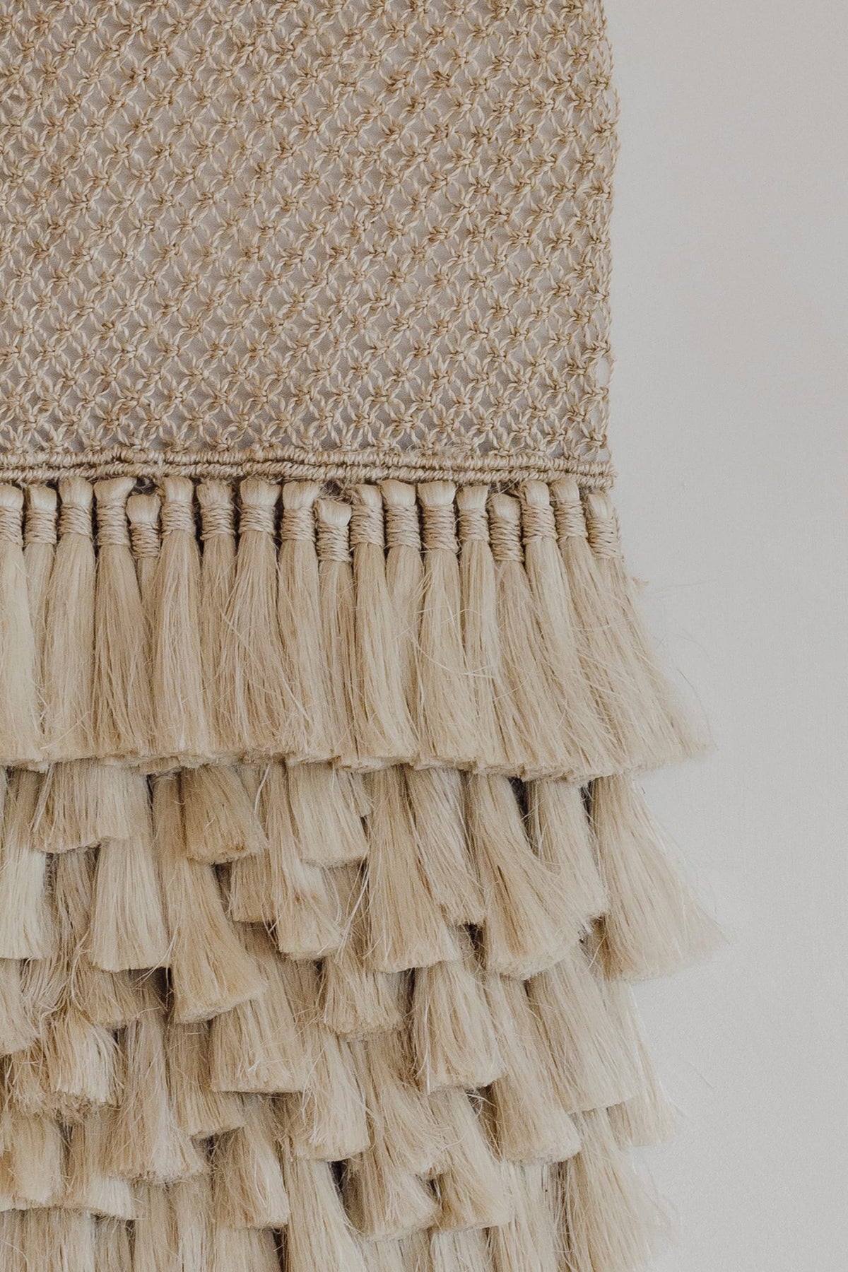 The Dharma Door Wall Hangings Tassel Wall Hanging - Natural