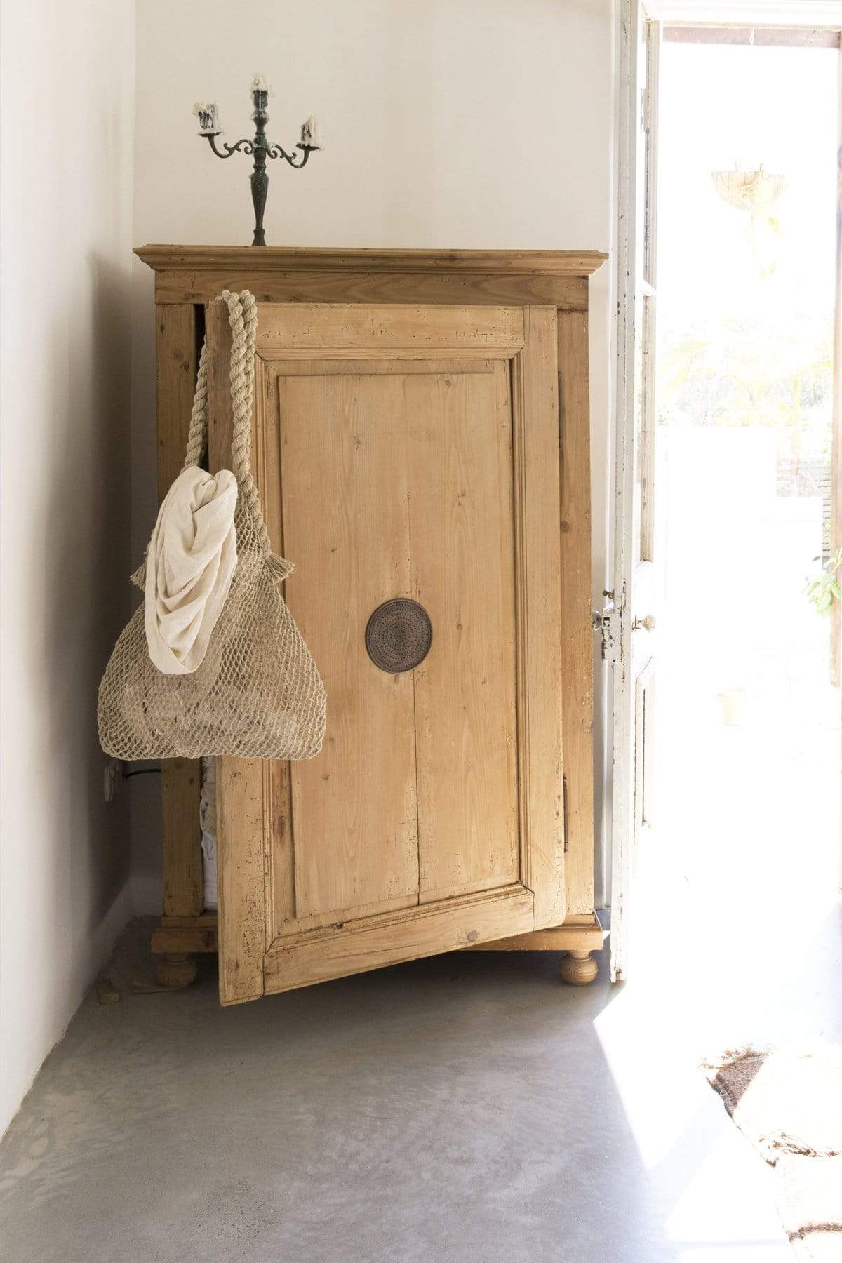 The Dharma Door Bags and Totes Jumbo Hemp String Bag - Natural