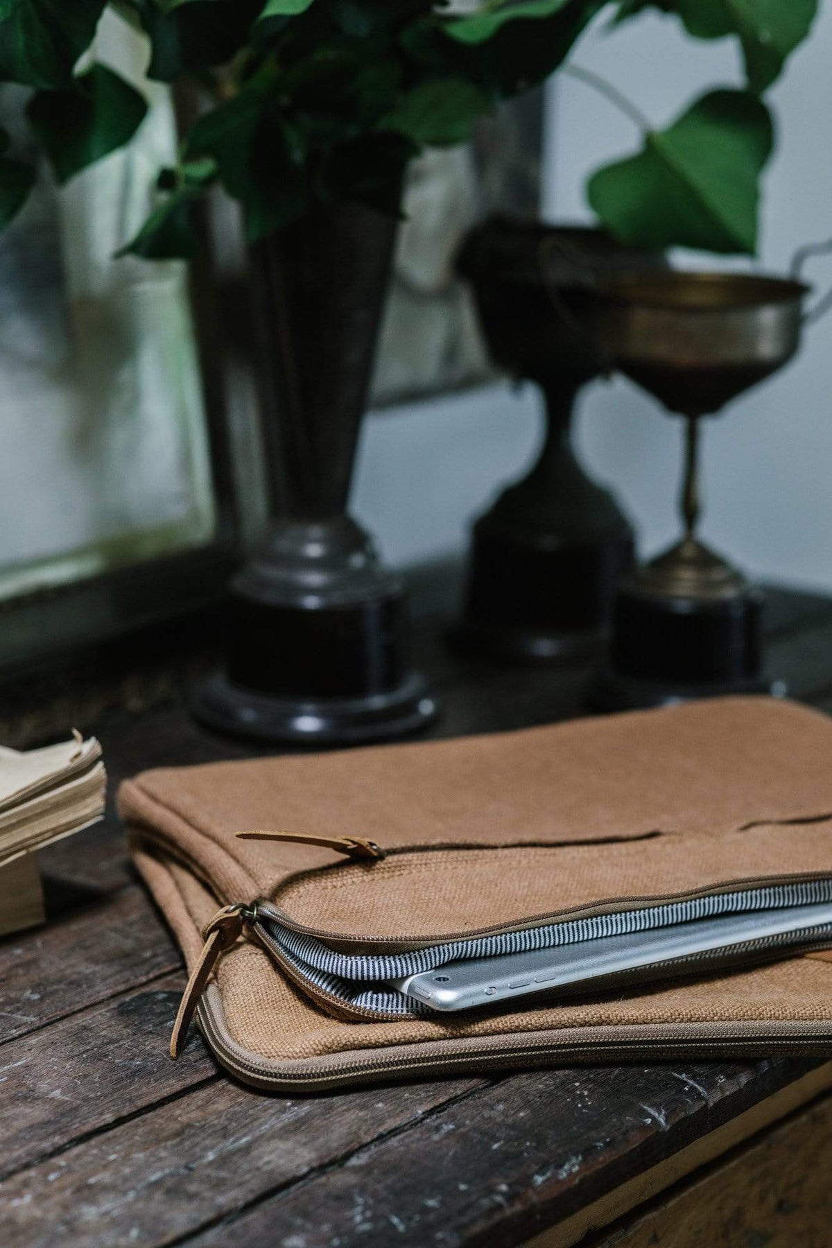 The Dharma Door Bags and Totes Laptop/iPad Bag - Camel