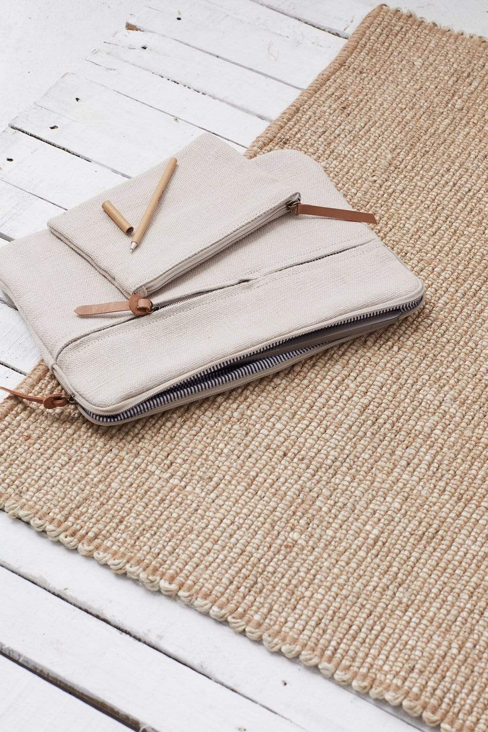 The Dharma Door Bags and Totes Pouch - Bone