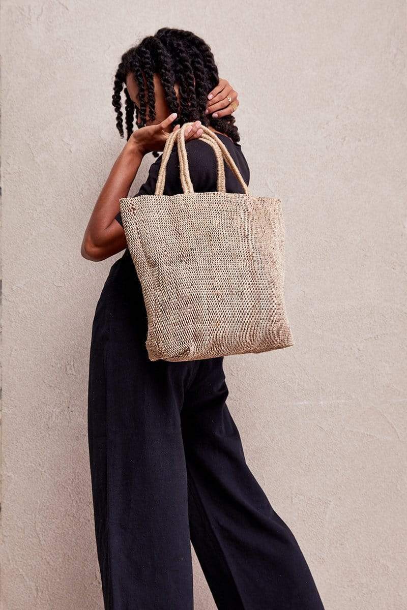 The Dharma Door Bags and Totes Tantu Jute Shopper - Natural