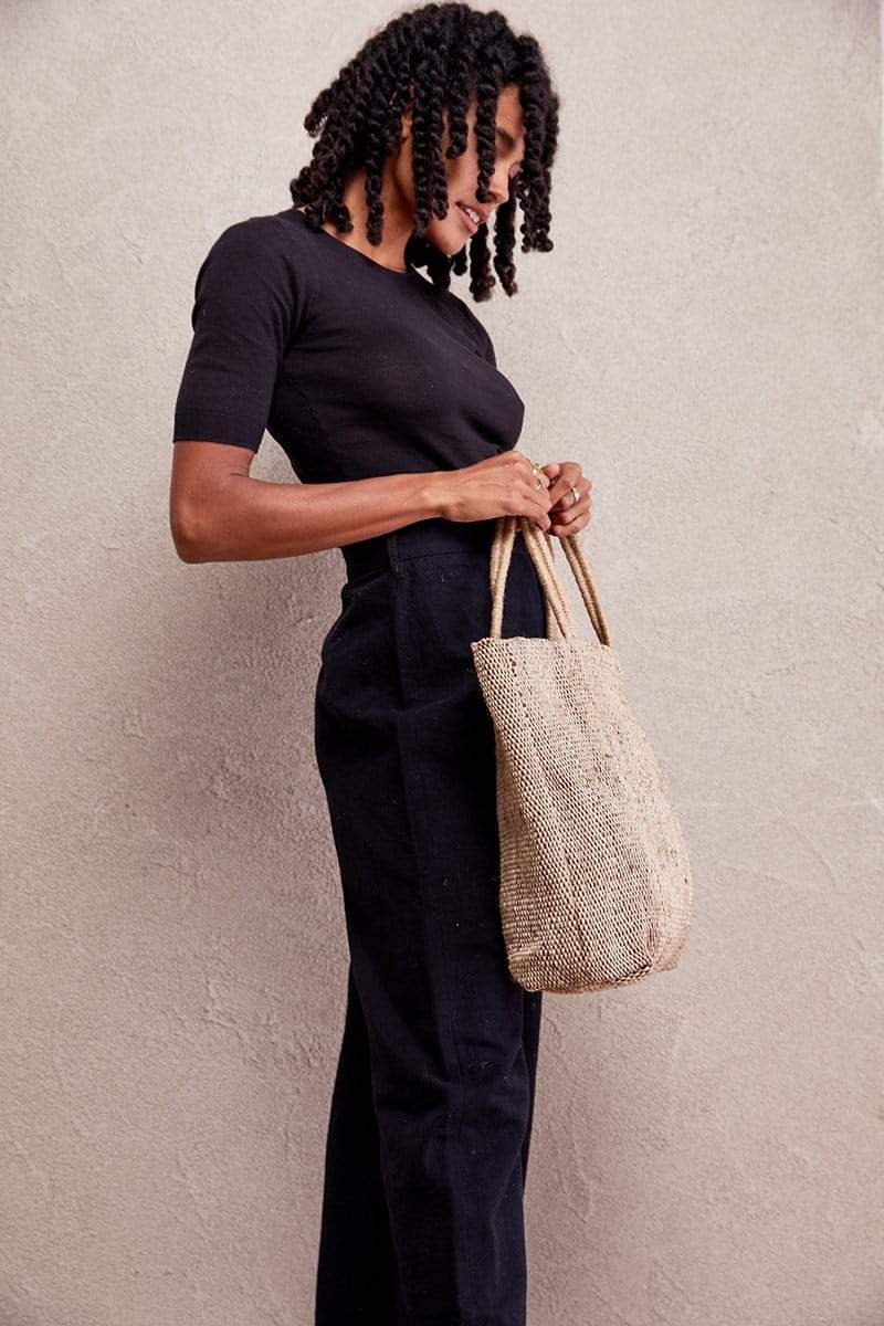 The Dharma Door Bags and Totes Tantu Jute Shopper - Natural