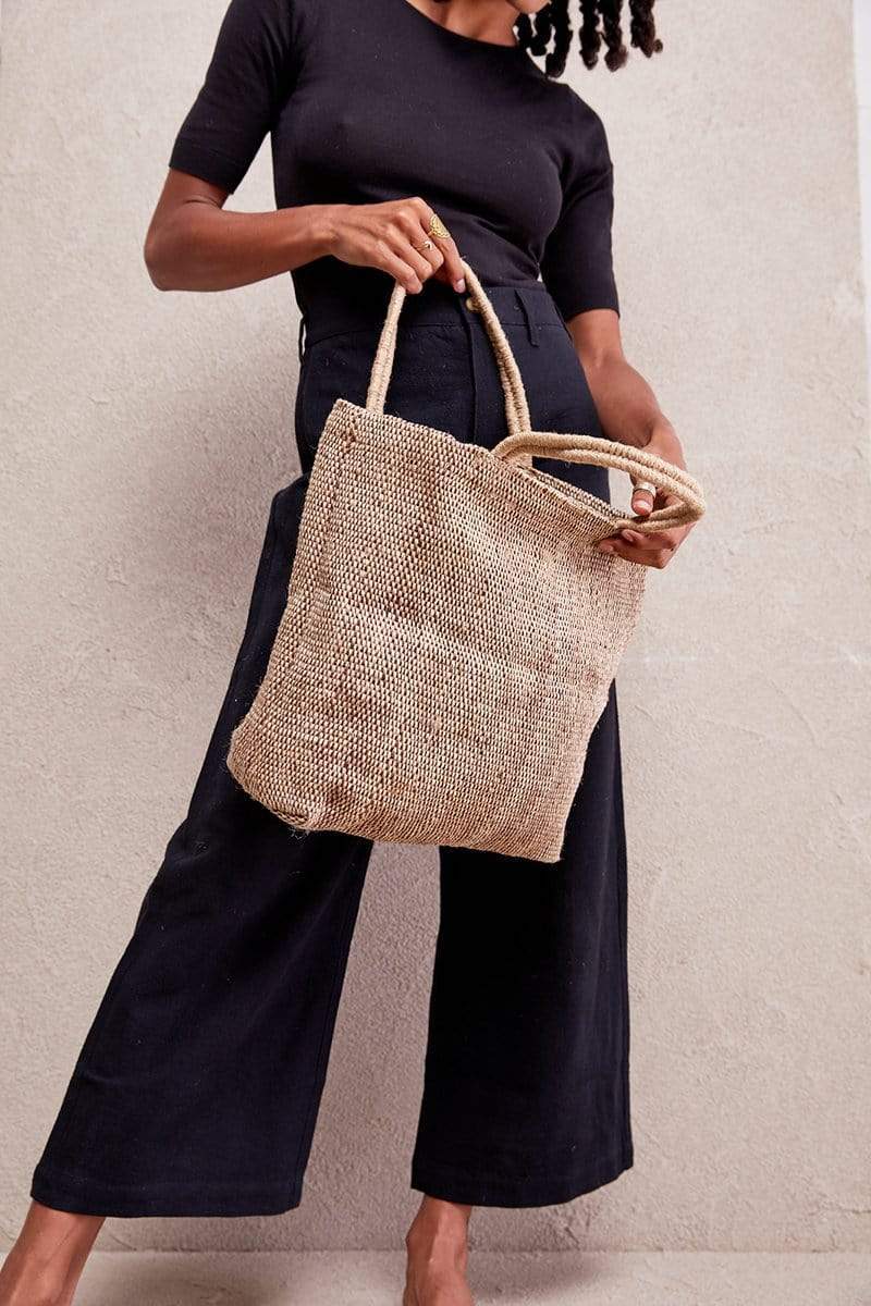 The Dharma Door Bags and Totes Tantu Jute Shopper - Natural