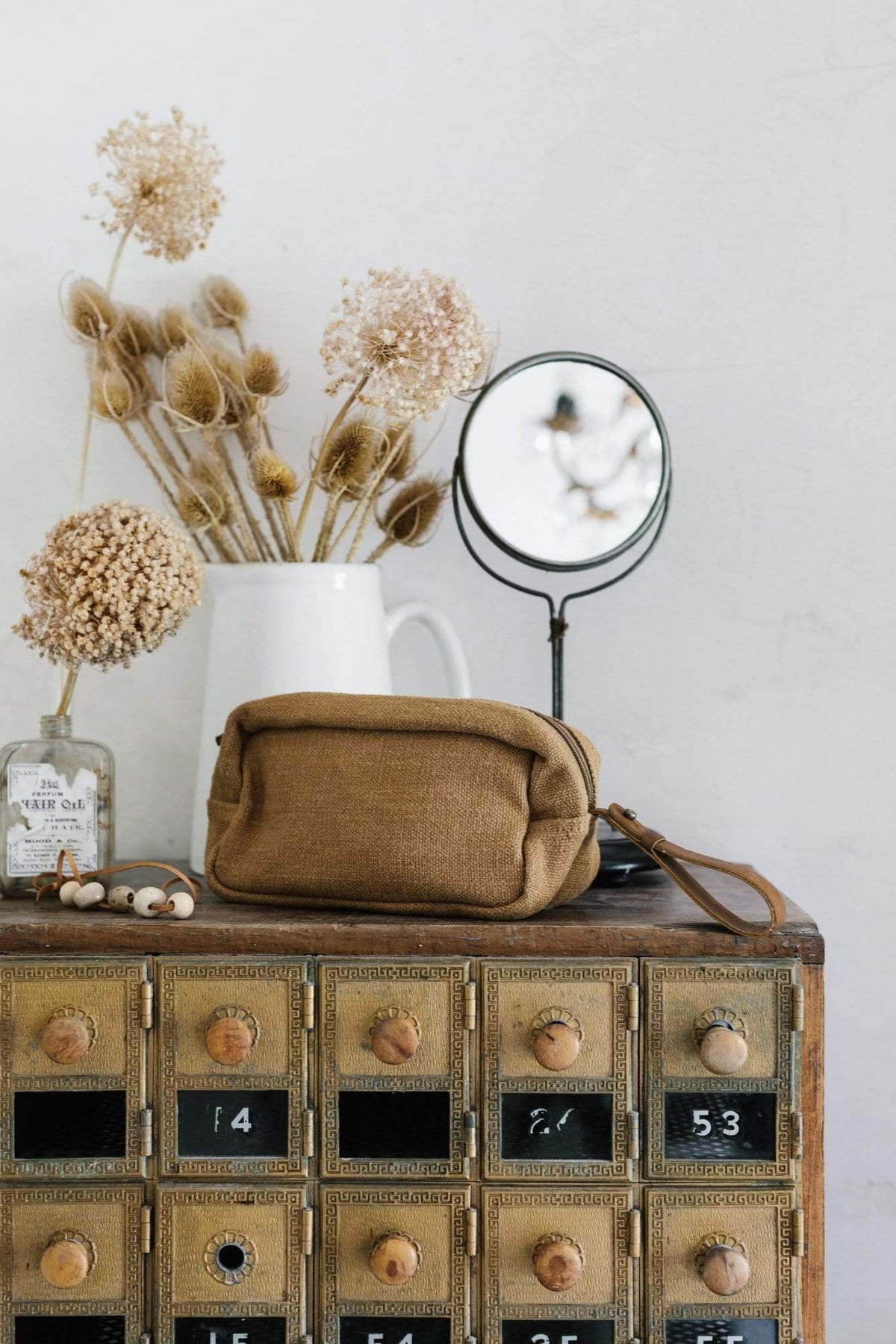 The Dharma Door Bags and Totes Toiletry Bag - Camel