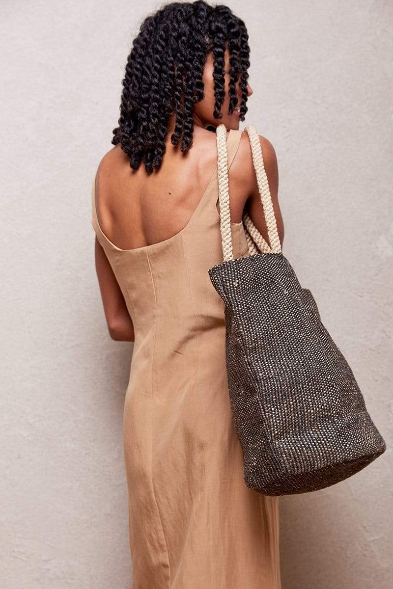 The Dharma Door Bags and Totes Uttam Tote - Charcoal