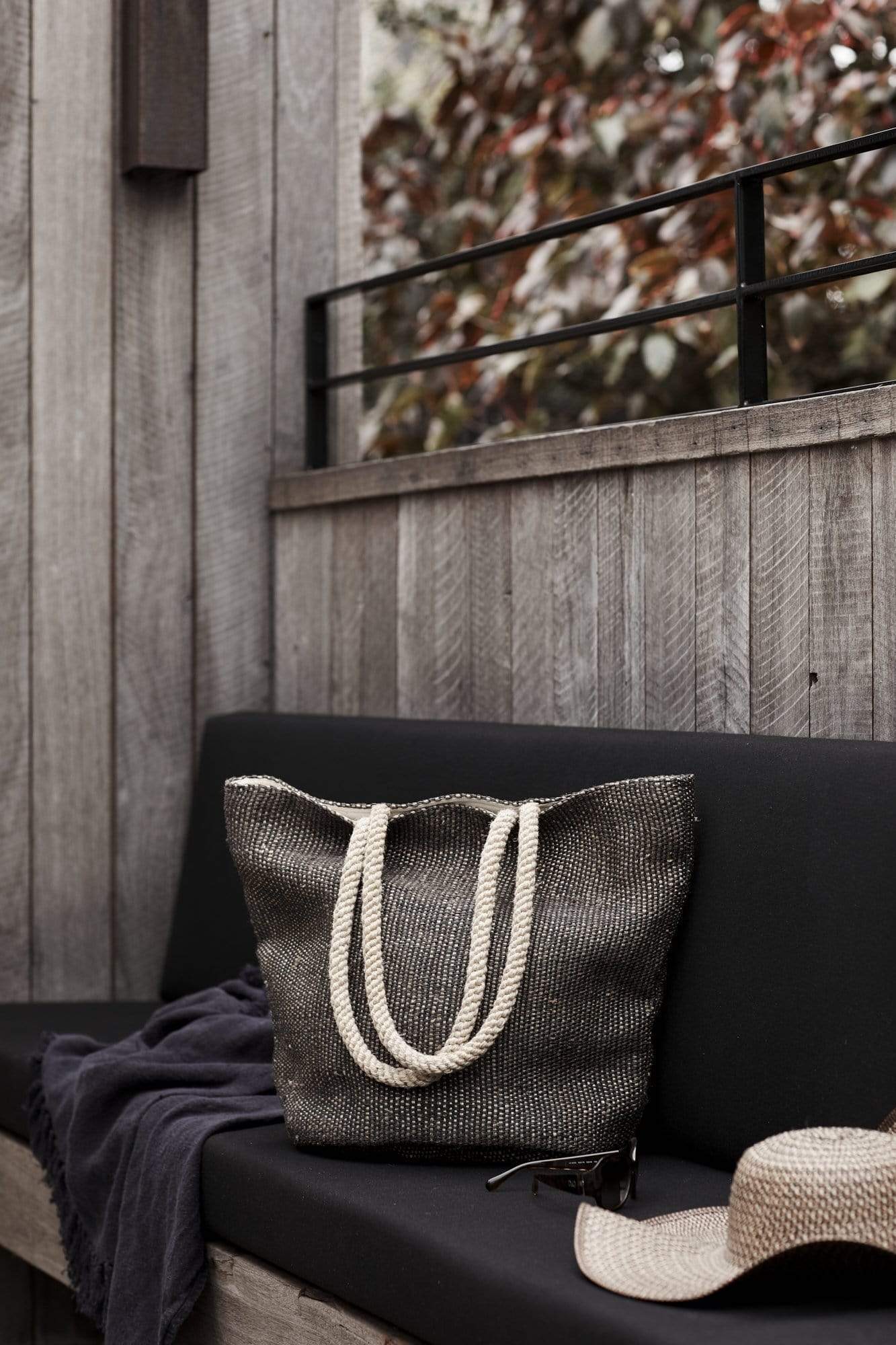 The Dharma Door Bags and Totes Uttam Tote - Charcoal