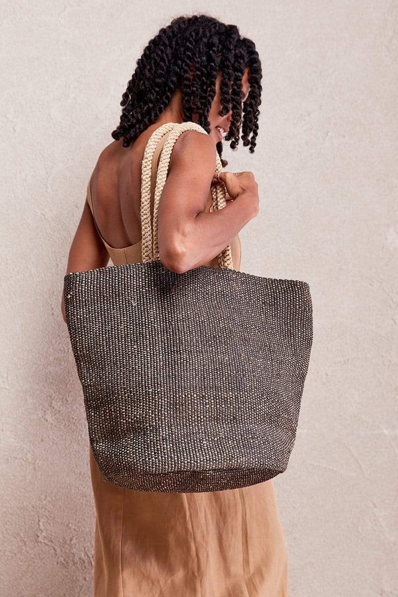 The Dharma Door Bags and Totes Uttam Tote - Charcoal