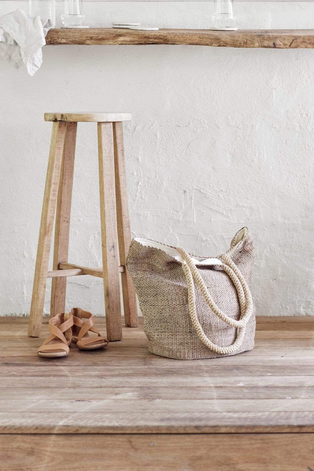 The Dharma Door Bags and Totes Uttam Tote - Natural