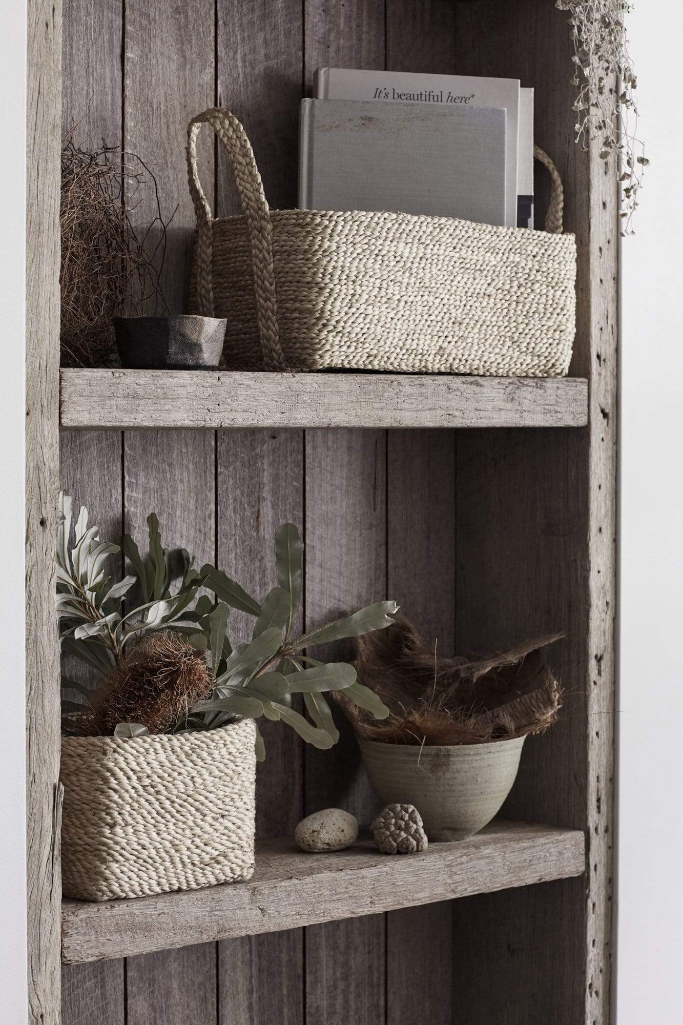 The Dharma Door Basket Small Jute Tray Basket