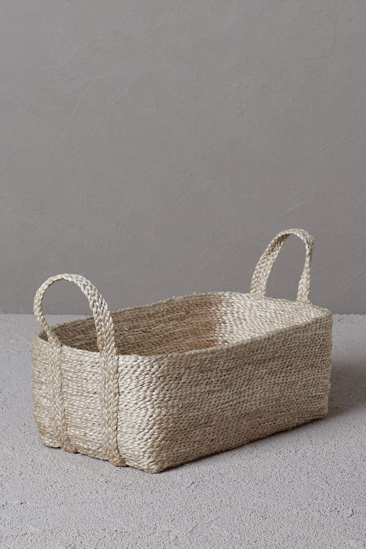 The Dharma Door Basket Small Jute Tray Basket