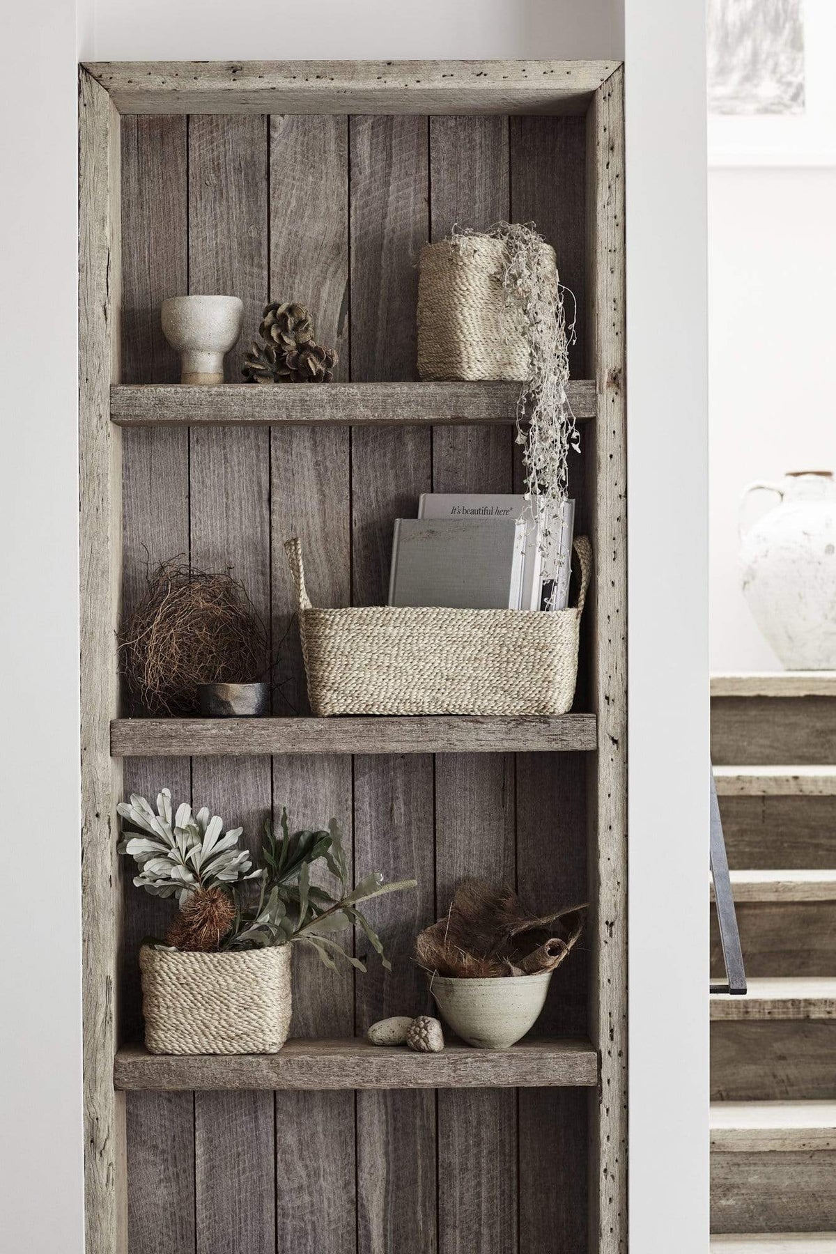 The Dharma Door Basket Small Square Jute Basket - Short