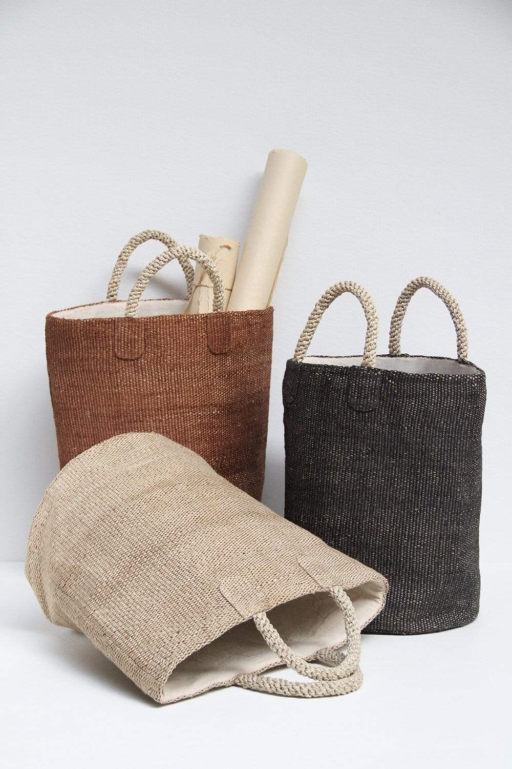 The Dharma Door Baskets and Storage Boda Basket - Charcoal