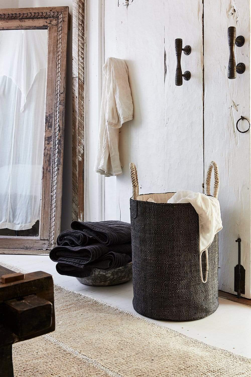 The Dharma Door Baskets and Storage Boda Basket - Charcoal