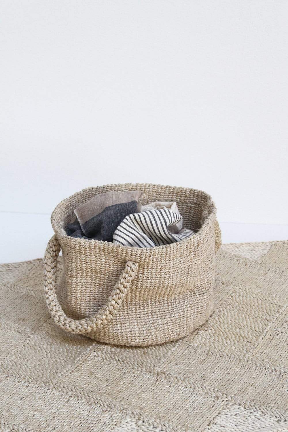 The Dharma Door Baskets and Storage Seafarers Basket - Natural Seafarer Basket - Small