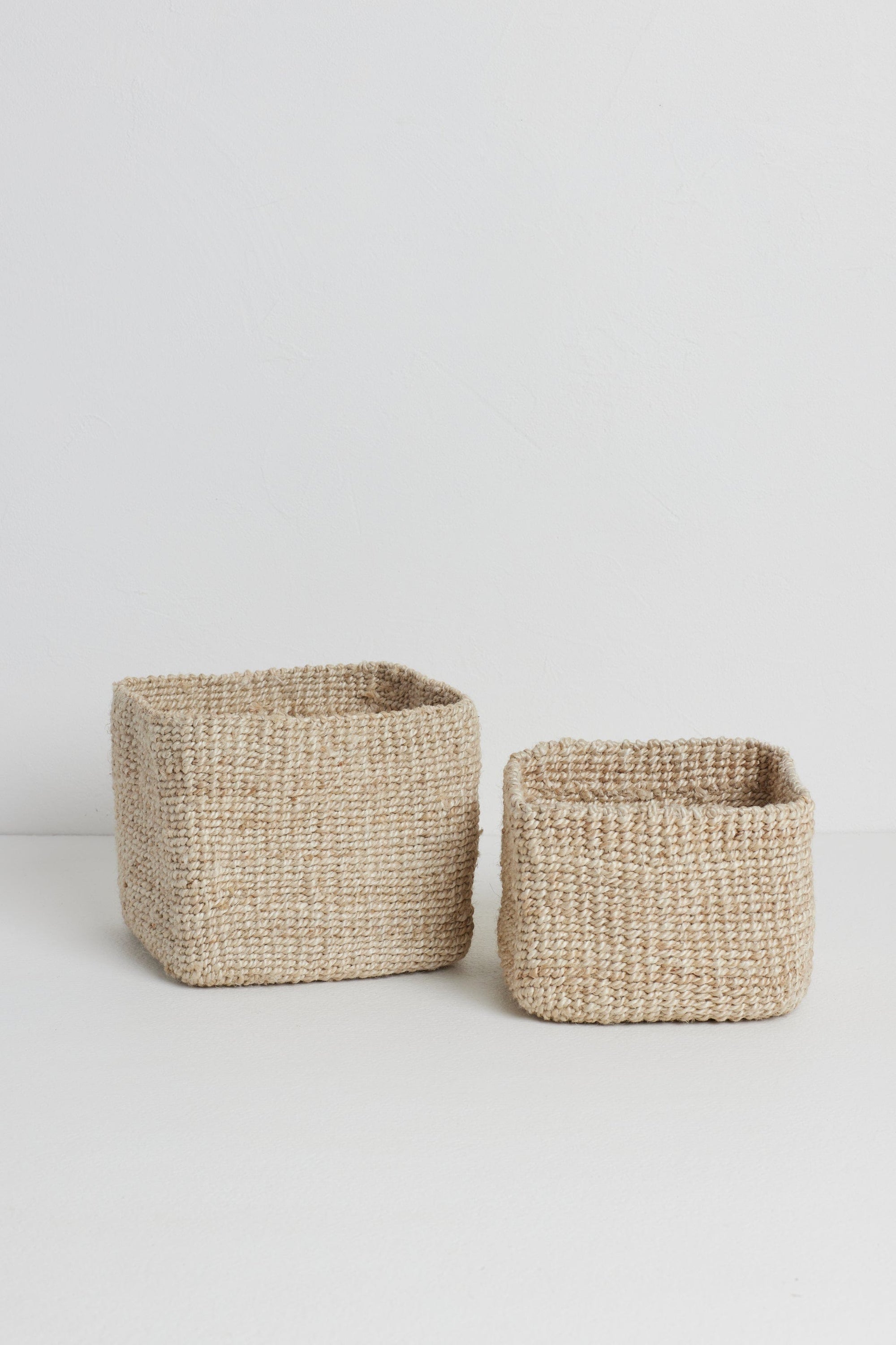 The Dharma Door Baskets and Storage Small Sona Square Basket Duo