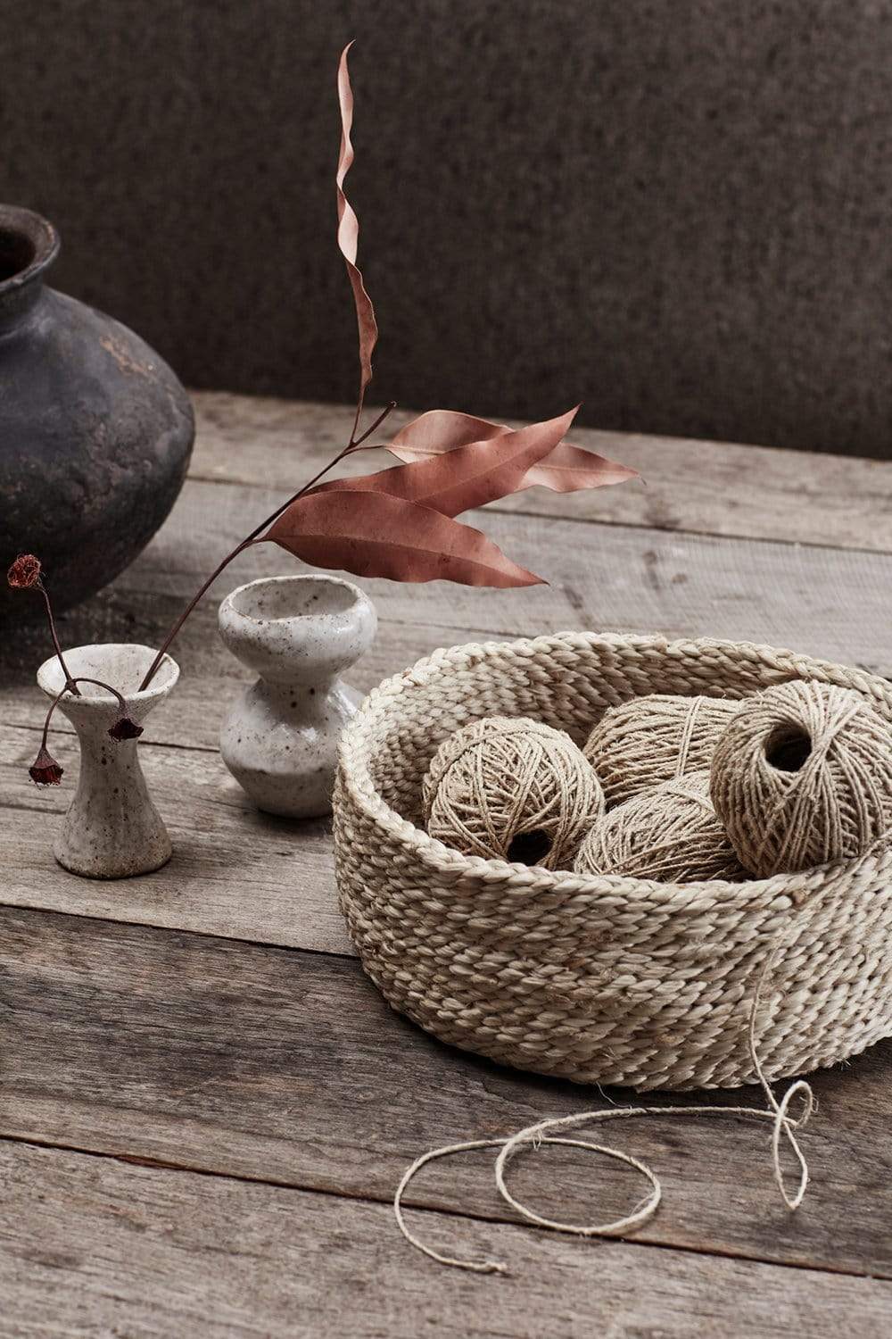 The Dharma Door Baskets and Storage Trio of Round Baskets - Natural Trio of Round Baskets - Natural