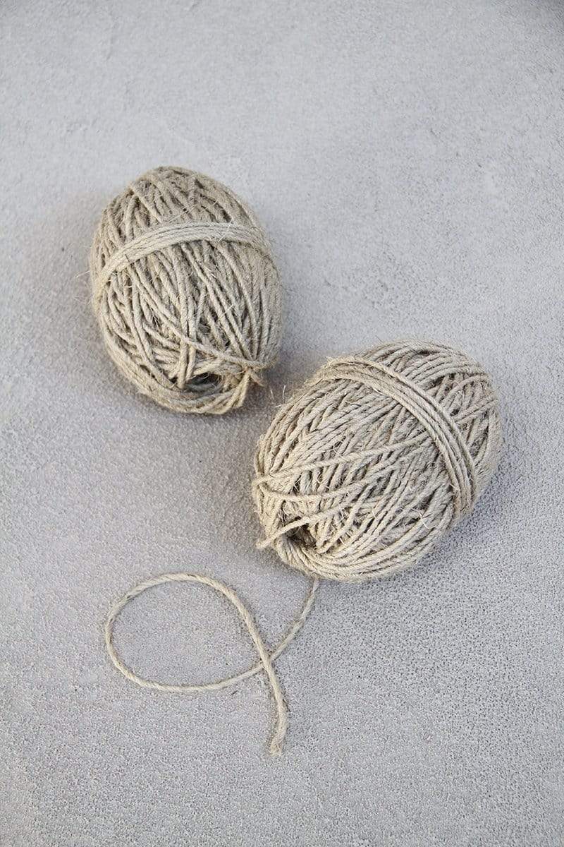 The Dharma Door Home, Table and Gifts Natural Thick Hemp Twine Natural - 2 x 50m balls