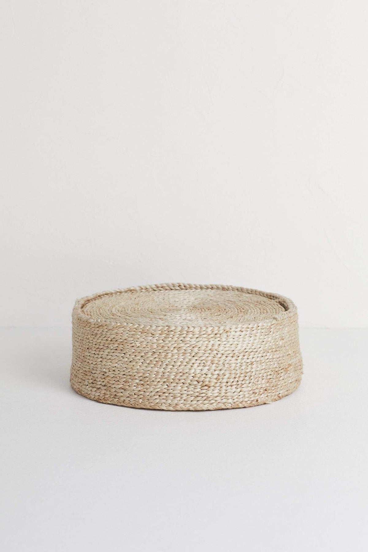 The Dharma Door Home, Table and Gifts Round Jute Placemat Set x 8 in basket Round Natural Jute Placemats x 8 in basket