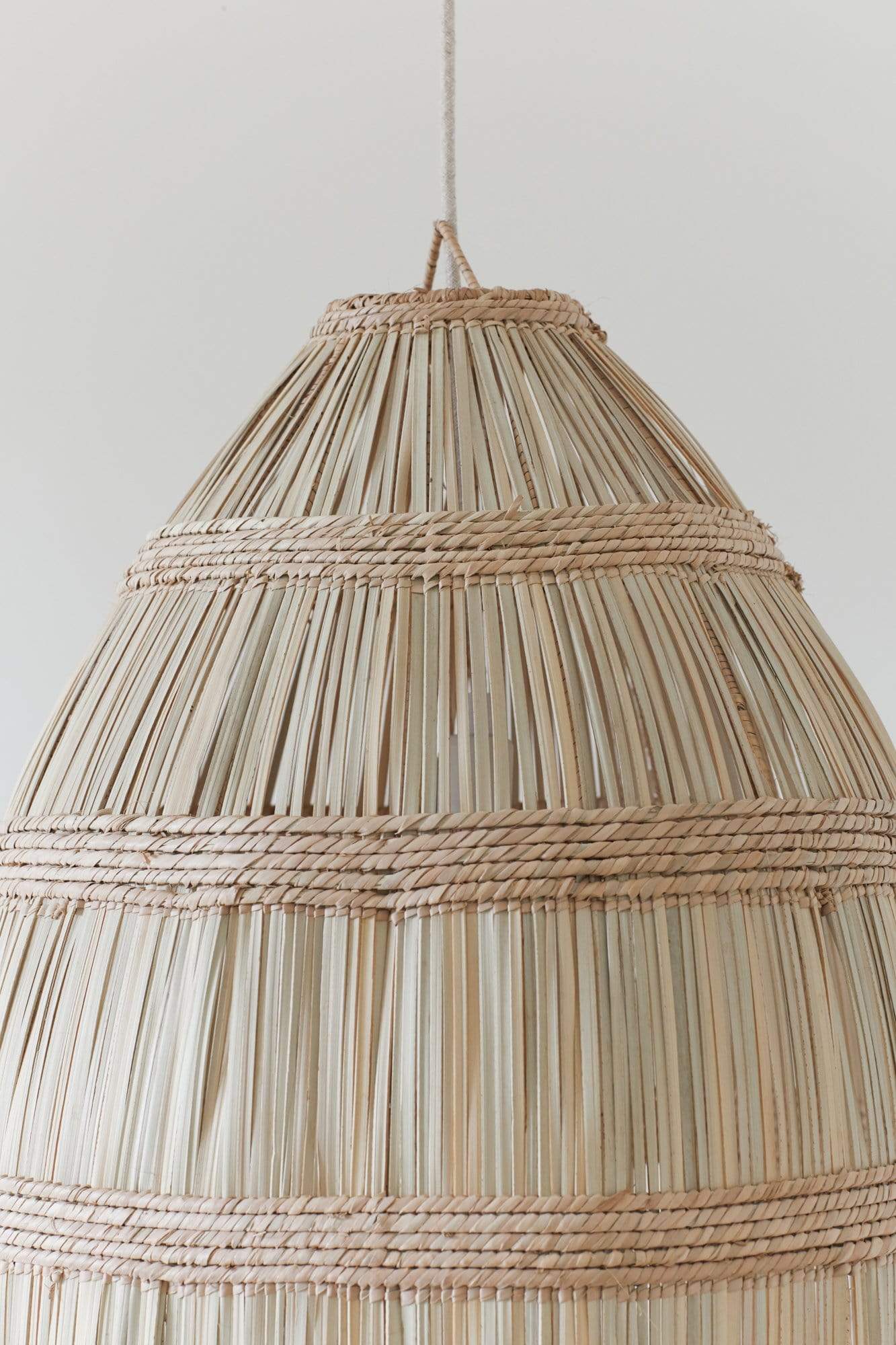 The Dharma Door Lighting Kariba Cone Pendant Light - Slatted