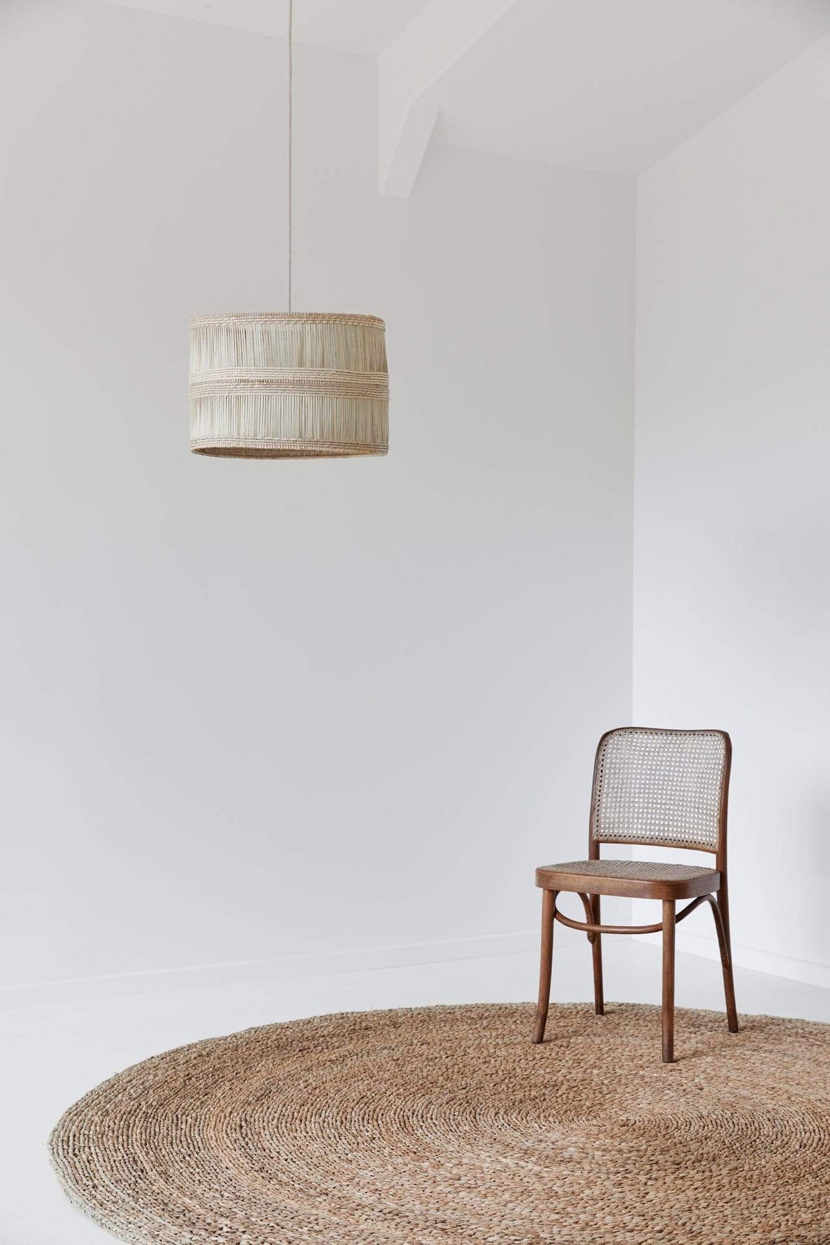 The Dharma Door Lighting Loveness Drum Pendant Light - Slatted