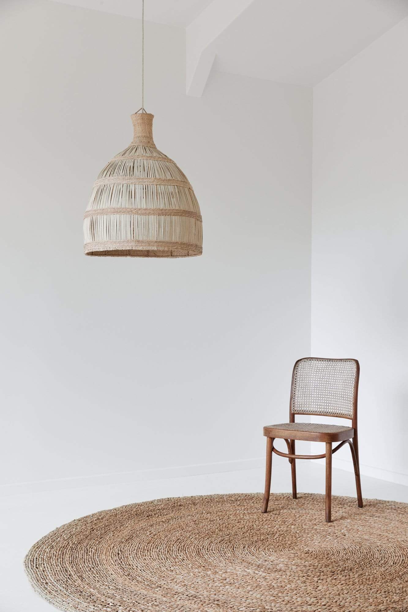 The Dharma Door Lighting Tonga Woven Pendant Light - Slatted