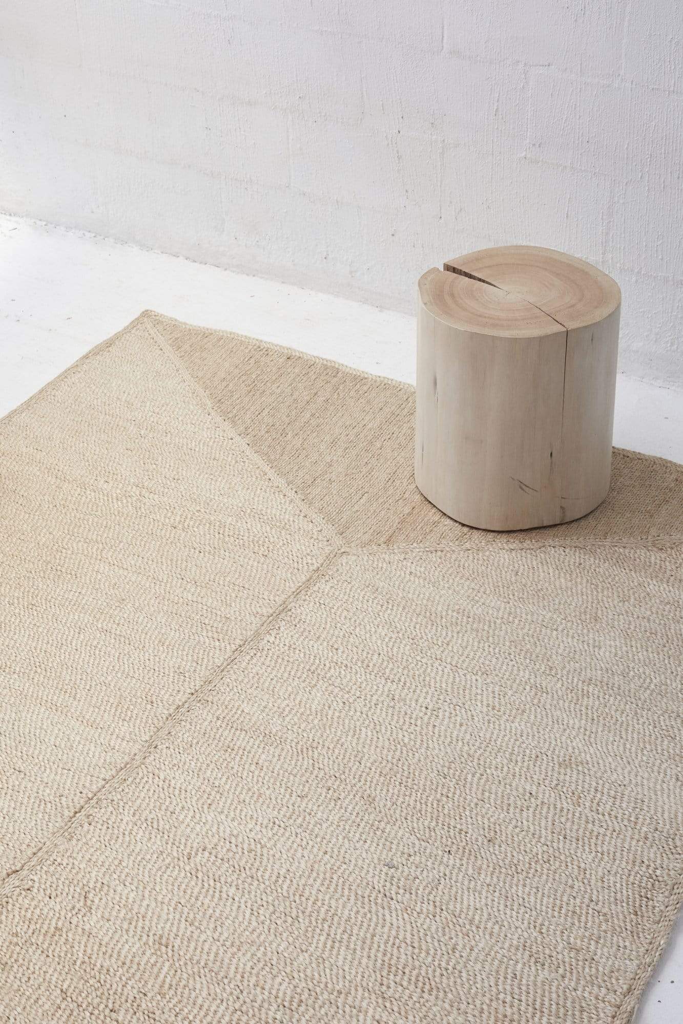 The Dharma Door Rugs and Runners Amada handmade woven fairtrade Jute Rug Amada Jute Rug - 300 x 200cm detail