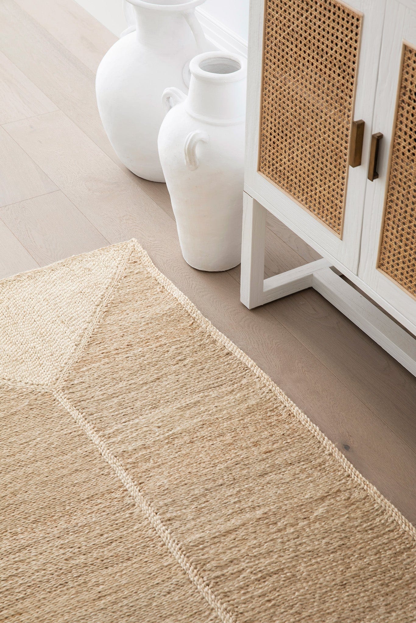 The Dharma Door Rugs and Runners Amada woven handmade fairtrade Jute Runner -  Natural living room interior