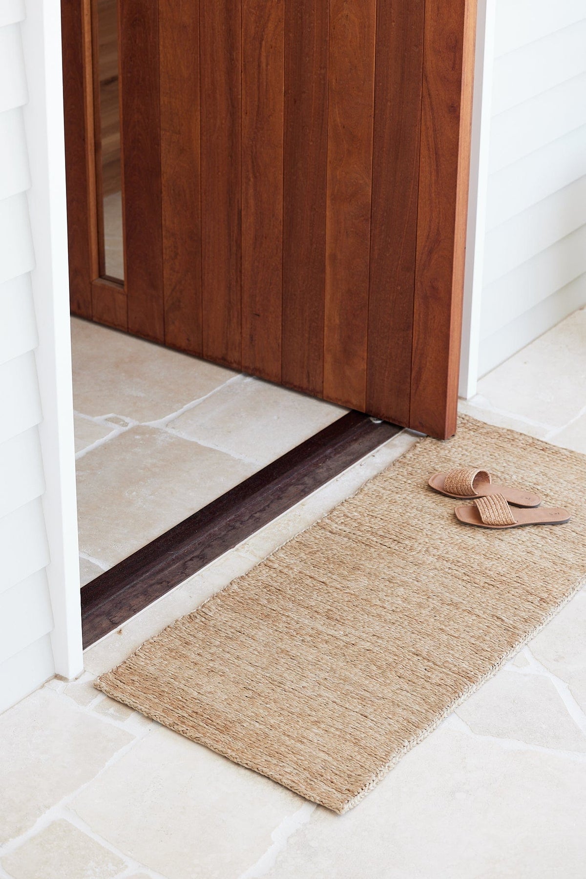 The Dharma Door Rugs and Runners Badami Mat - Warm Natural