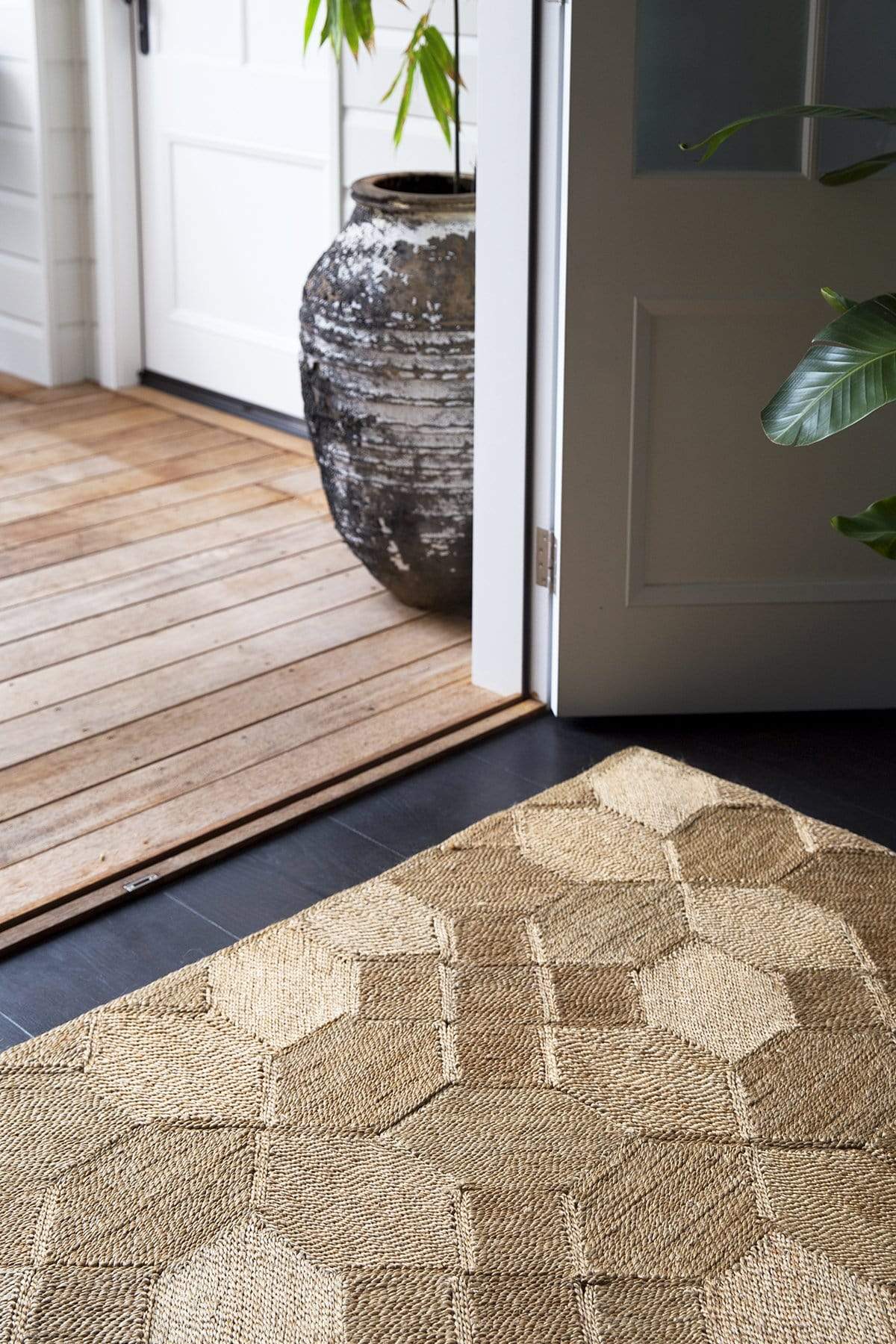 The Dharma Door Rugs and Runners Kasba Jute Rug - 240 x 170cm Kasba Jute Rug - Natural - 240 x 170cm