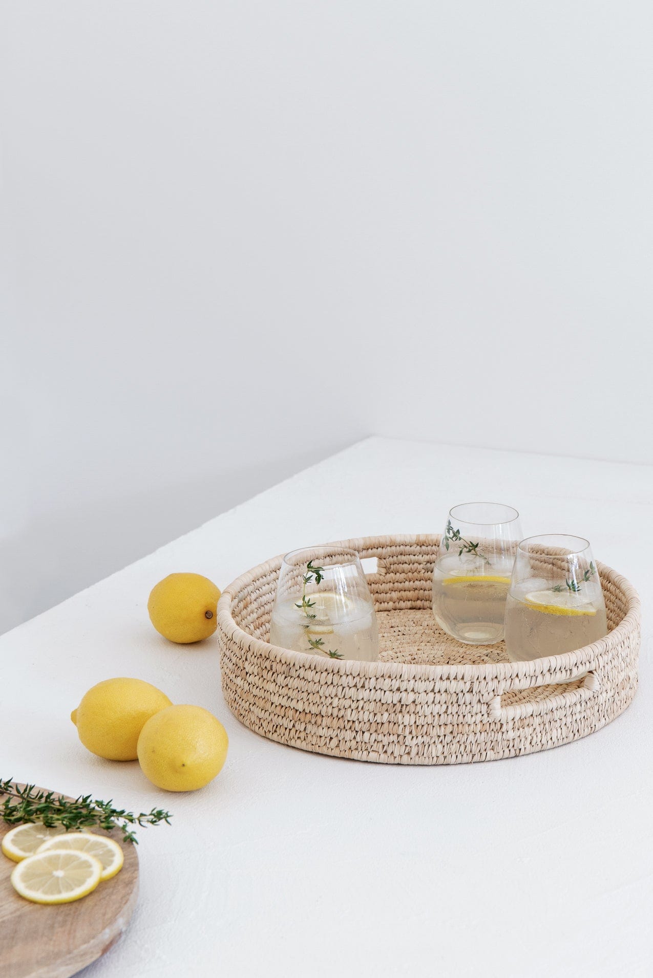 The Dharma Door Tray Pata Palm Fibre Drinks Tray